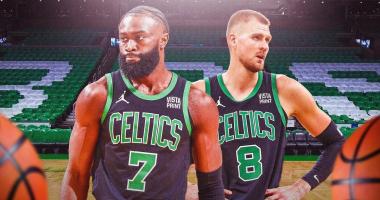Jaylen Brown and Kristaps Porzingis bonding on and off the court