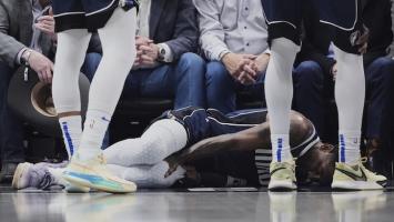 Mavericks fans misery continues as Kyrie Irving suffers season ending torn ACL