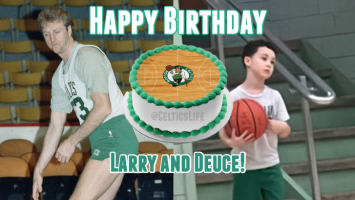 Happy Birthday Larry Bird and Deuce Tatum!